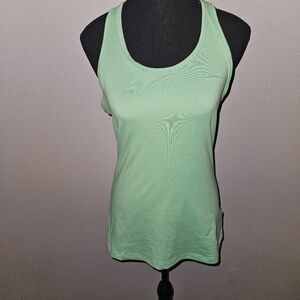Nike women's medium bright green racerback tank top